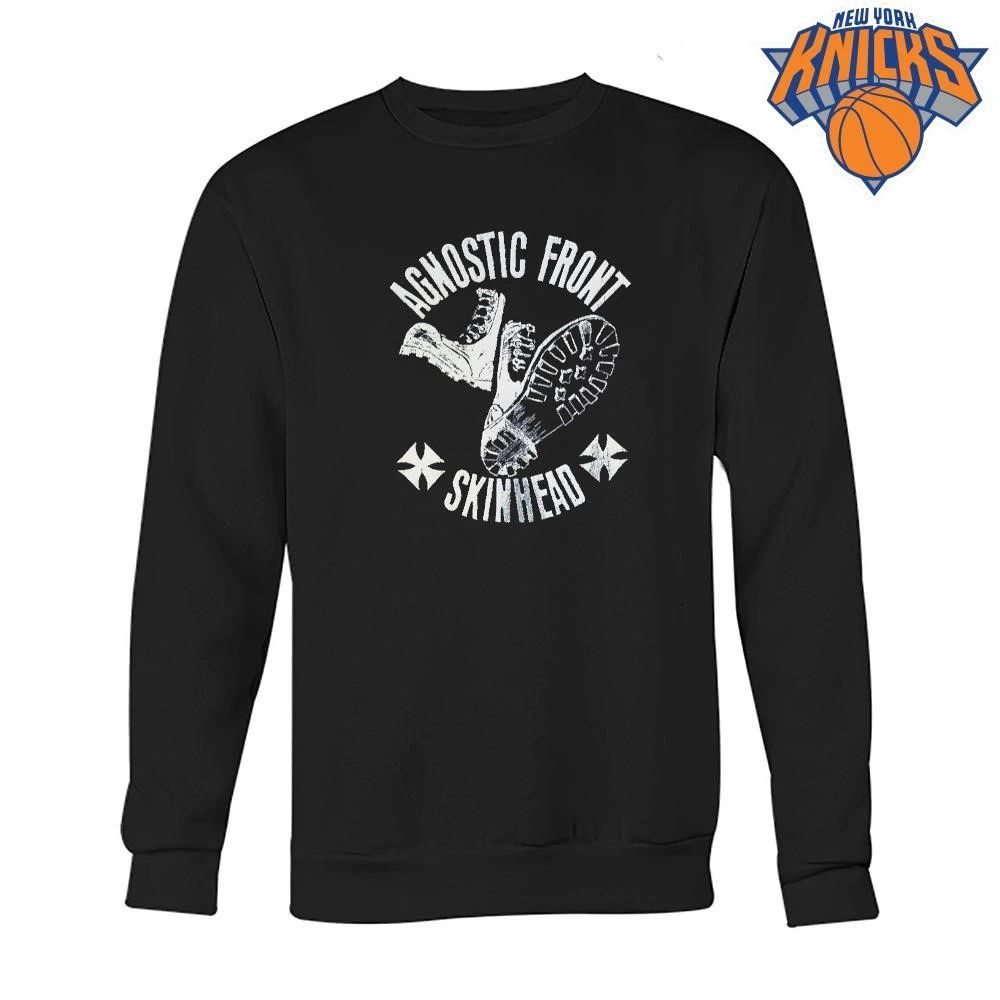 Agnostic Front Skinhead Hardcore Punk Heavy Duty Combat Boots Distressed Vintage shirt