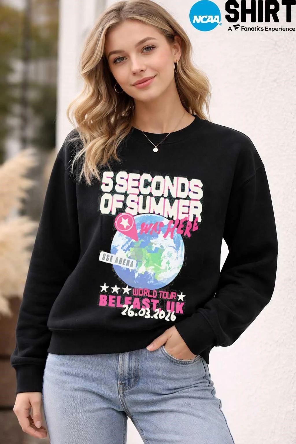 5SOS World Tour Belfast UK Shirt