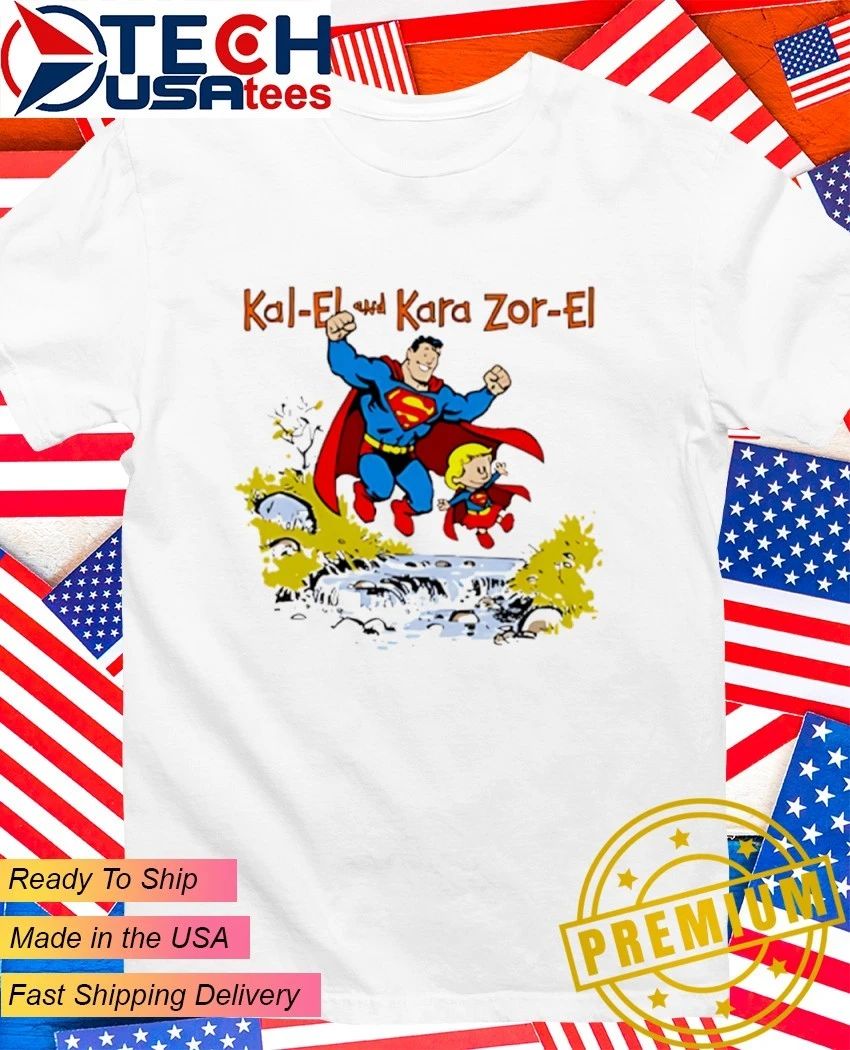 Kal-El and Kara Zor-El Superman shirt