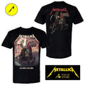 Metallica M72 Chorzów Poland Pop-Up Shop Poster Double-Sided Shirt at Stadion Śląski Artwork by Jakub Jagado