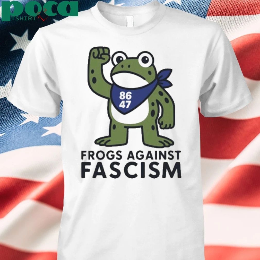 Portland Frog 2025 Frogs Against Fascism 8647 T-shirt
