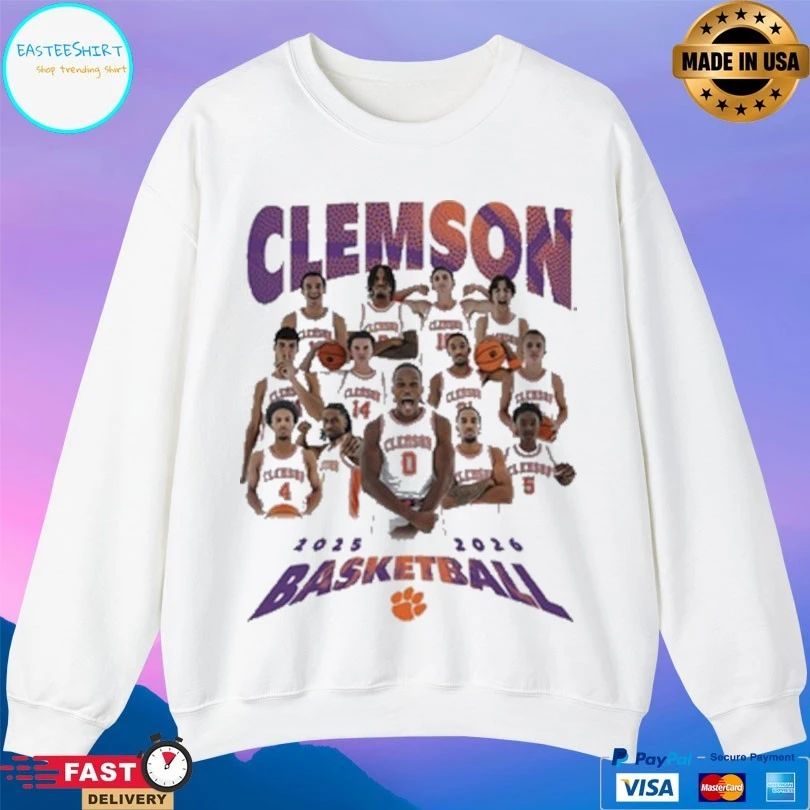 Clemson Tigers Men’s Basketball 2025-2026 T-shirts
