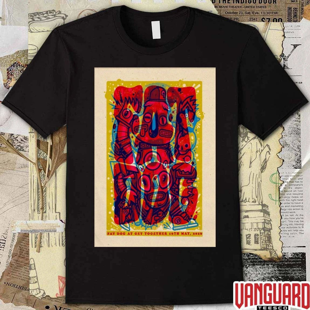 Fat Dog At Get Together In Sheffield UK On May 16 2026 Poster t-shirt