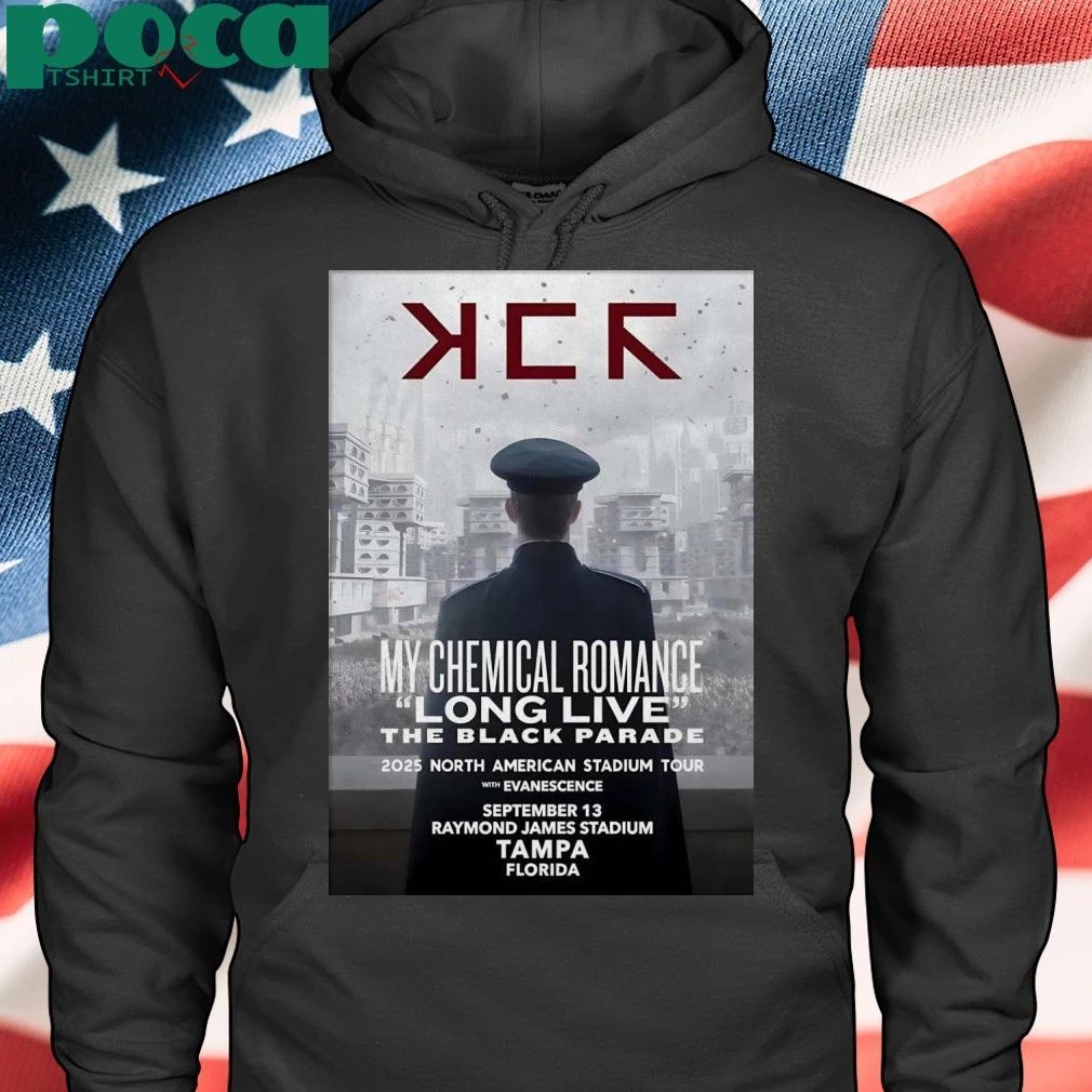 Poster for the My Chemical Romance show in Tampa Sep 13 2025 T-shirt