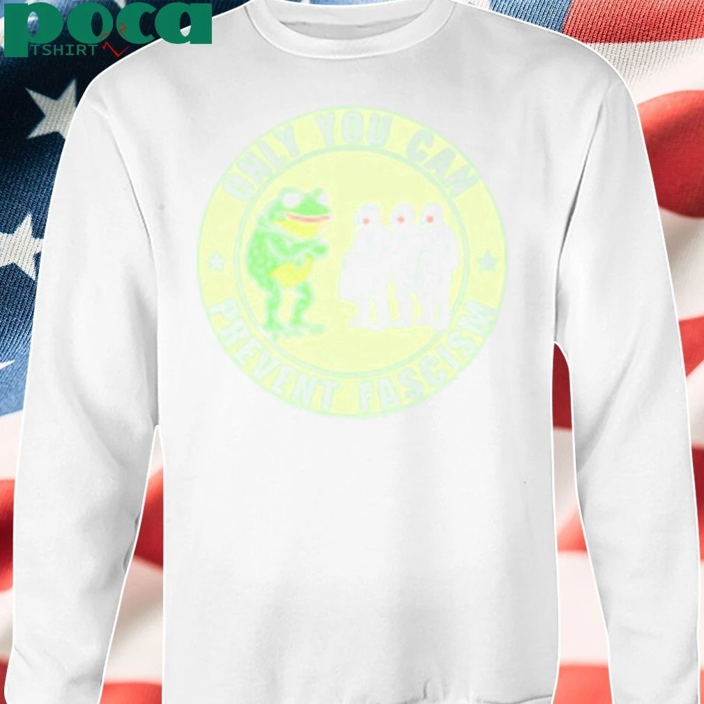 Portland Frog Only You Can Prevent Fascism logo T-Shirt