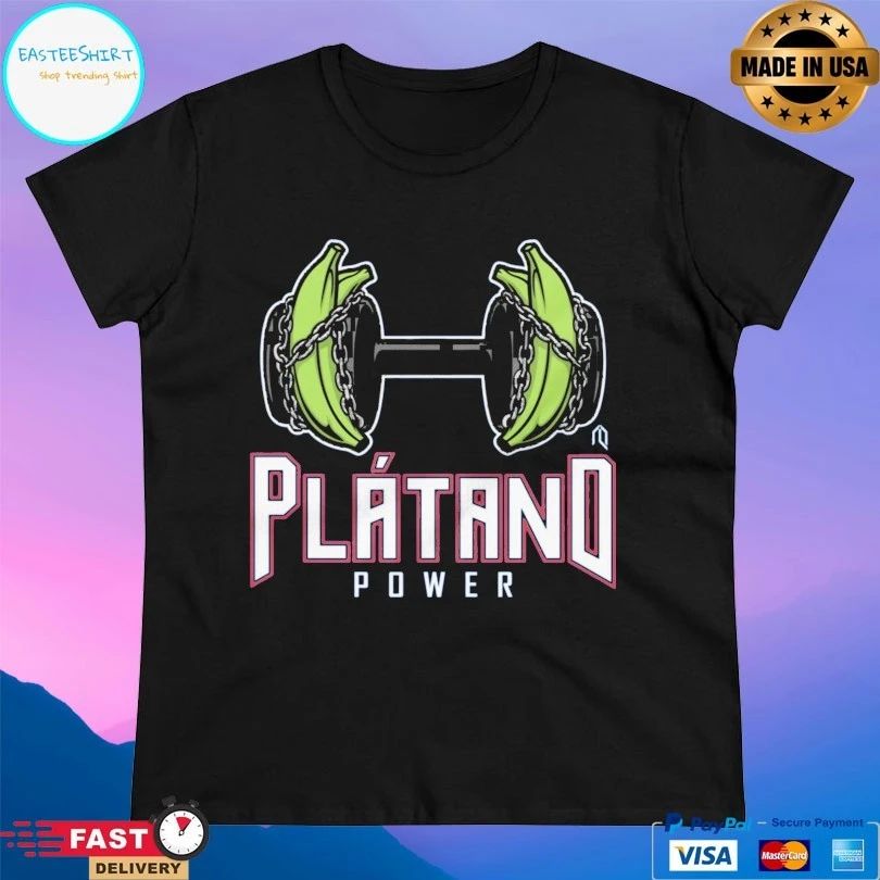 Plátano Power Dumbbell Banana T-shirts