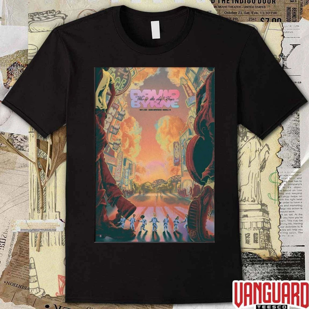 David Byrne Pop-Up Shop Now May 9 2026 Ascend Amphitheater Nashville TN Poster t-shirt