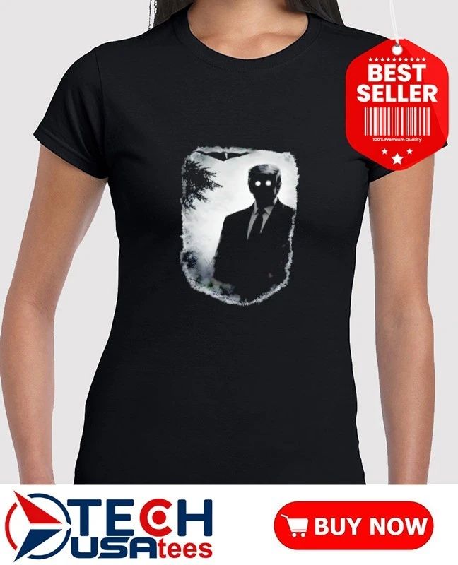 Dark Shadow Figure Mysterious Trump silhouette shirt