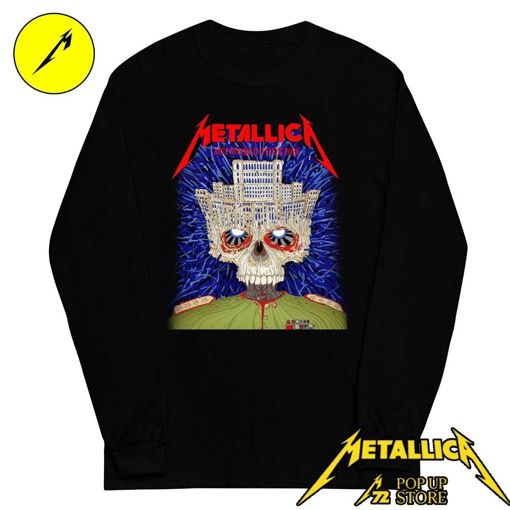 Metallica May 13, 2026 Bucharest, Romania Arena Nationala The Palace of Parliament Skulls by Matei Apostolescu Shirt