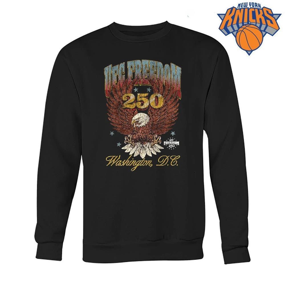 UFC Freedom 250 Washington DC Distressed Eagle Patriotic Shirt