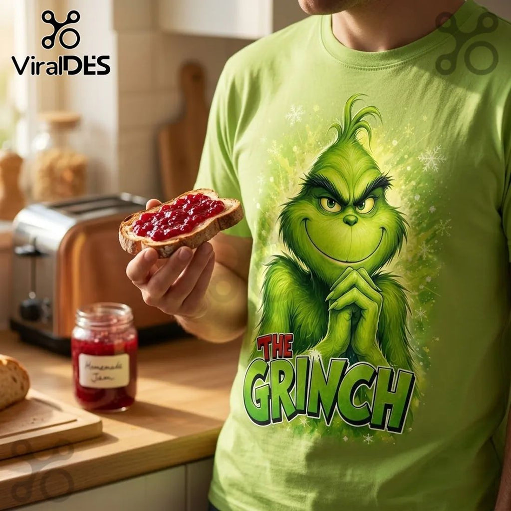 The Grinch Is My Jam Green Christmas T-Shirt 2026