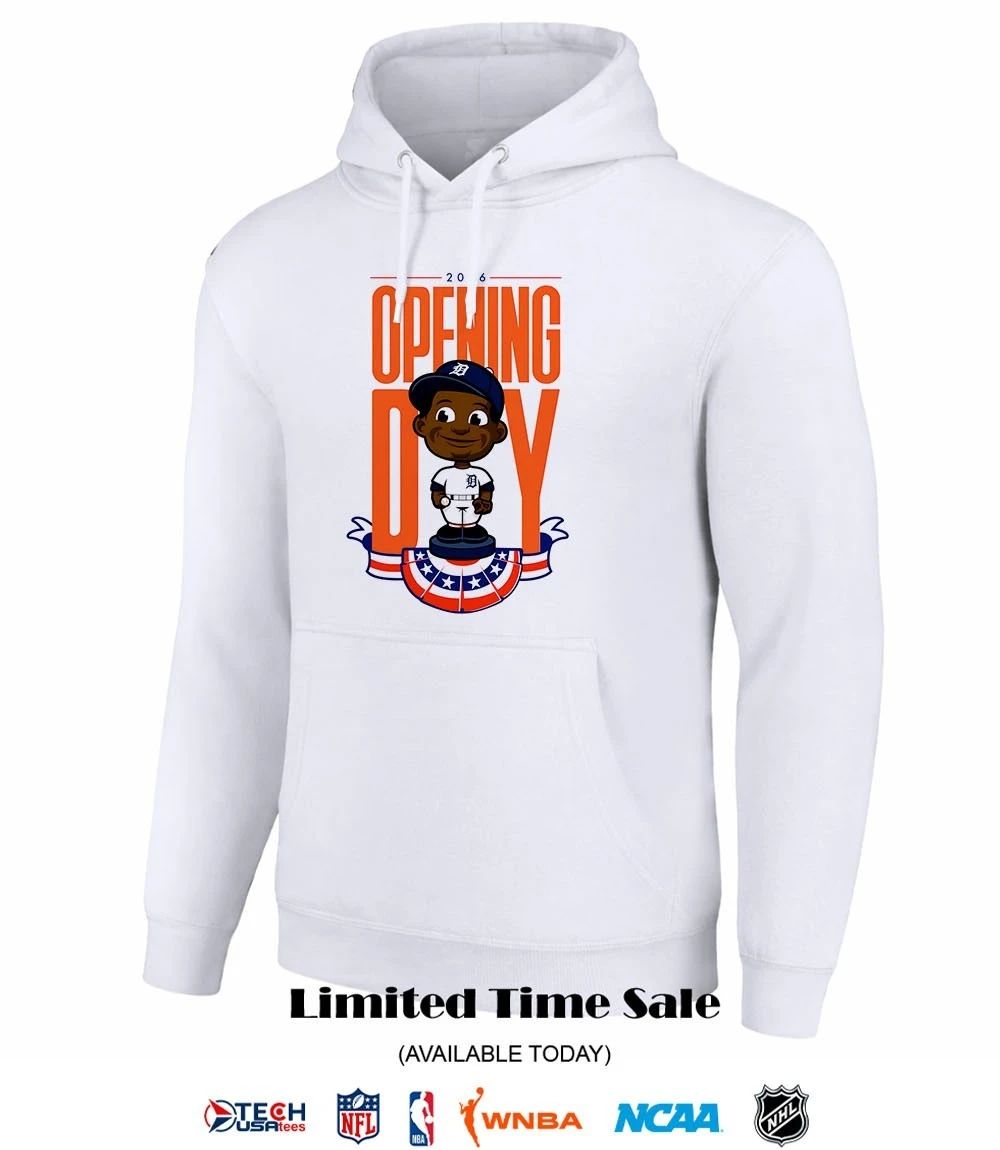2026 Opening Day Detroit Tigers bobblehead shirt