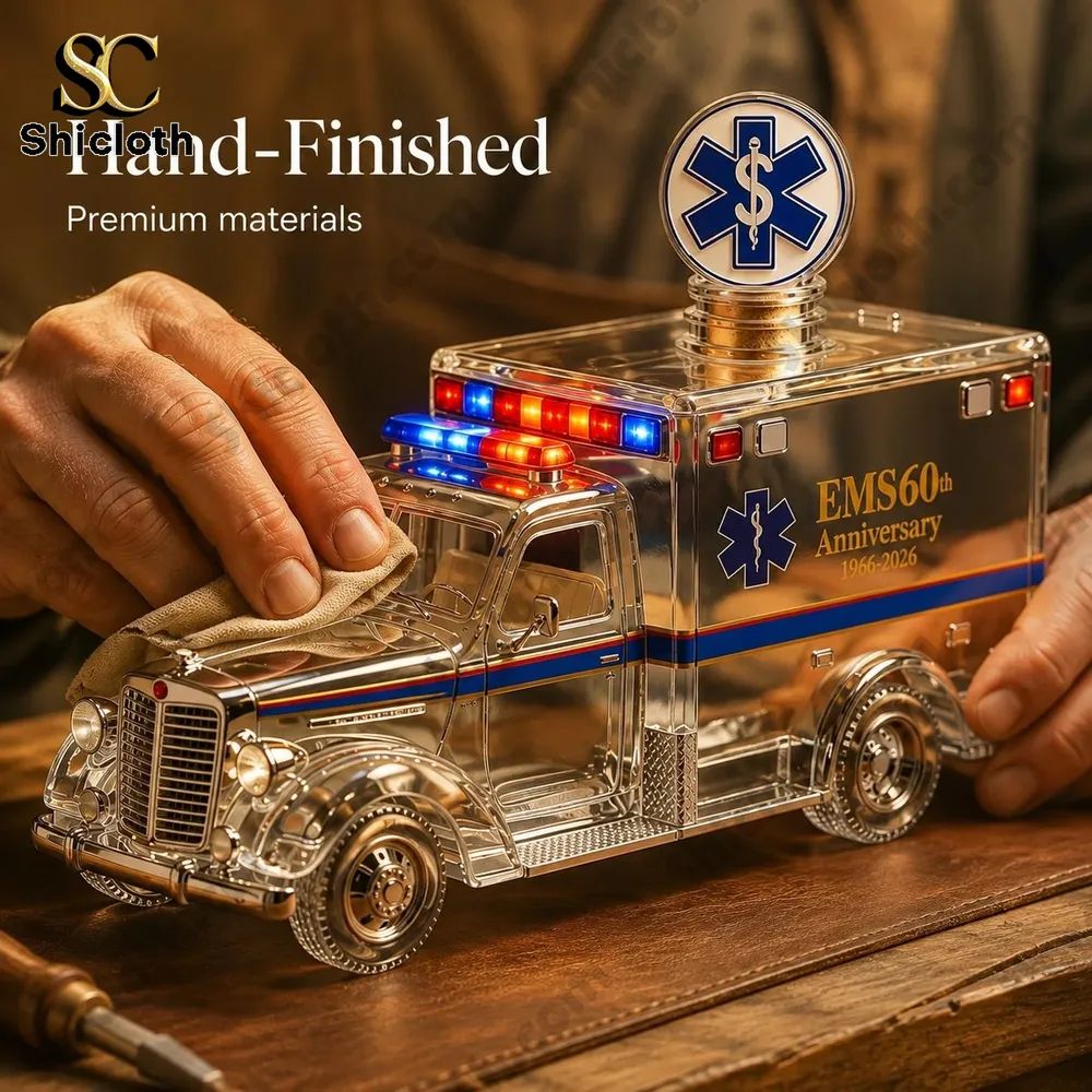 EMS 60th Anniversary 1966-2026 Ambulance Bottle