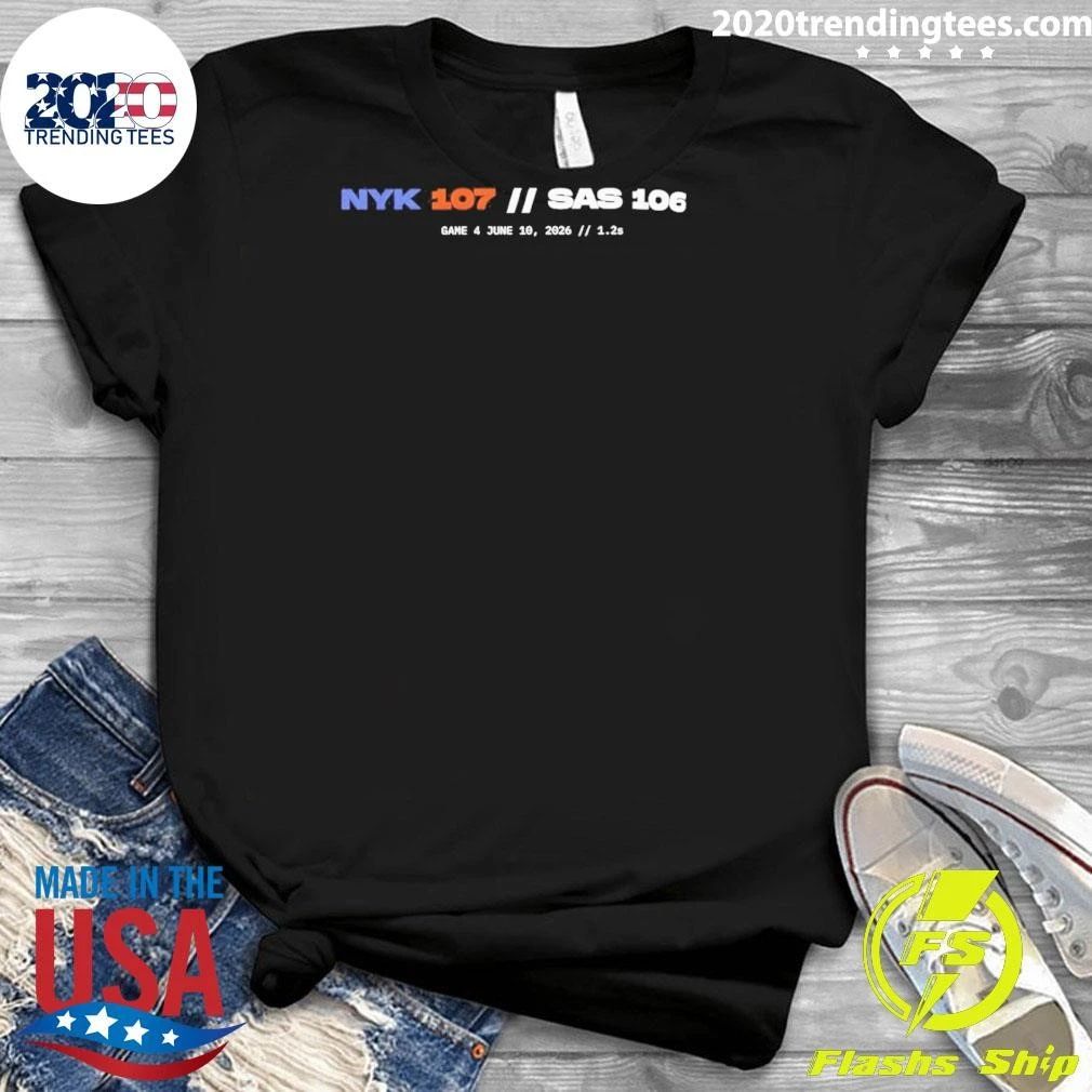 Og Anunoby Nyk 107 106 Sas Basketball Championship Greatest Nba Playoffs Game 4 Shirt