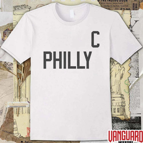2026 Dave Portnoy Wearing PHILLY C t-shirt