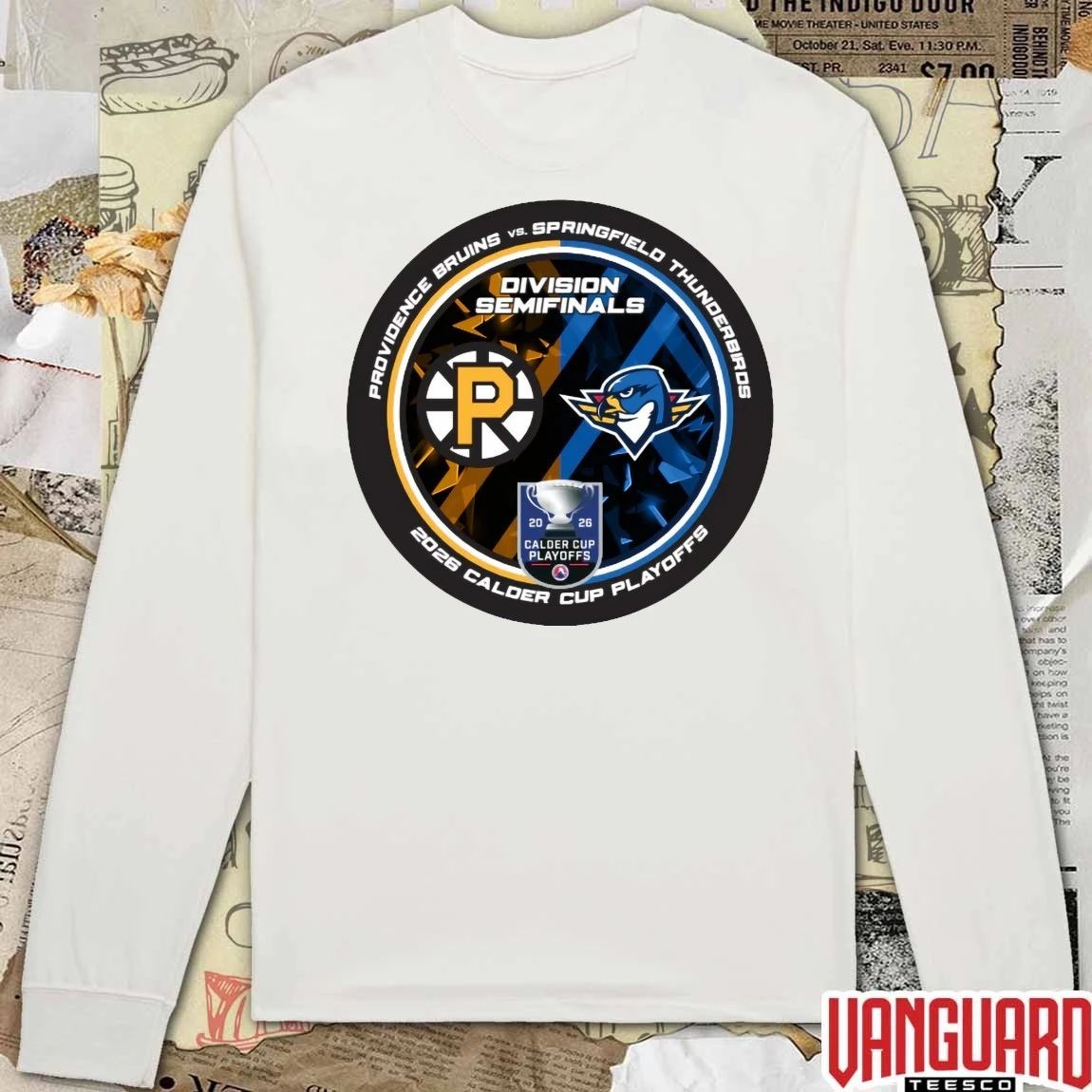 Awesome Providence Bruins vs Springfield Thunderbirds 2026 Calder Cup Playoffs Division Semifinals Dueling Souvenir t-shirt