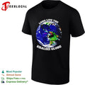 Long Live the Kralsei Globe Earth Pixel Art T-shirt