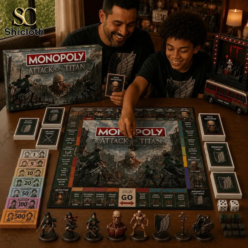 Attack on Titan Collector’s Edition Monopoly Board Game