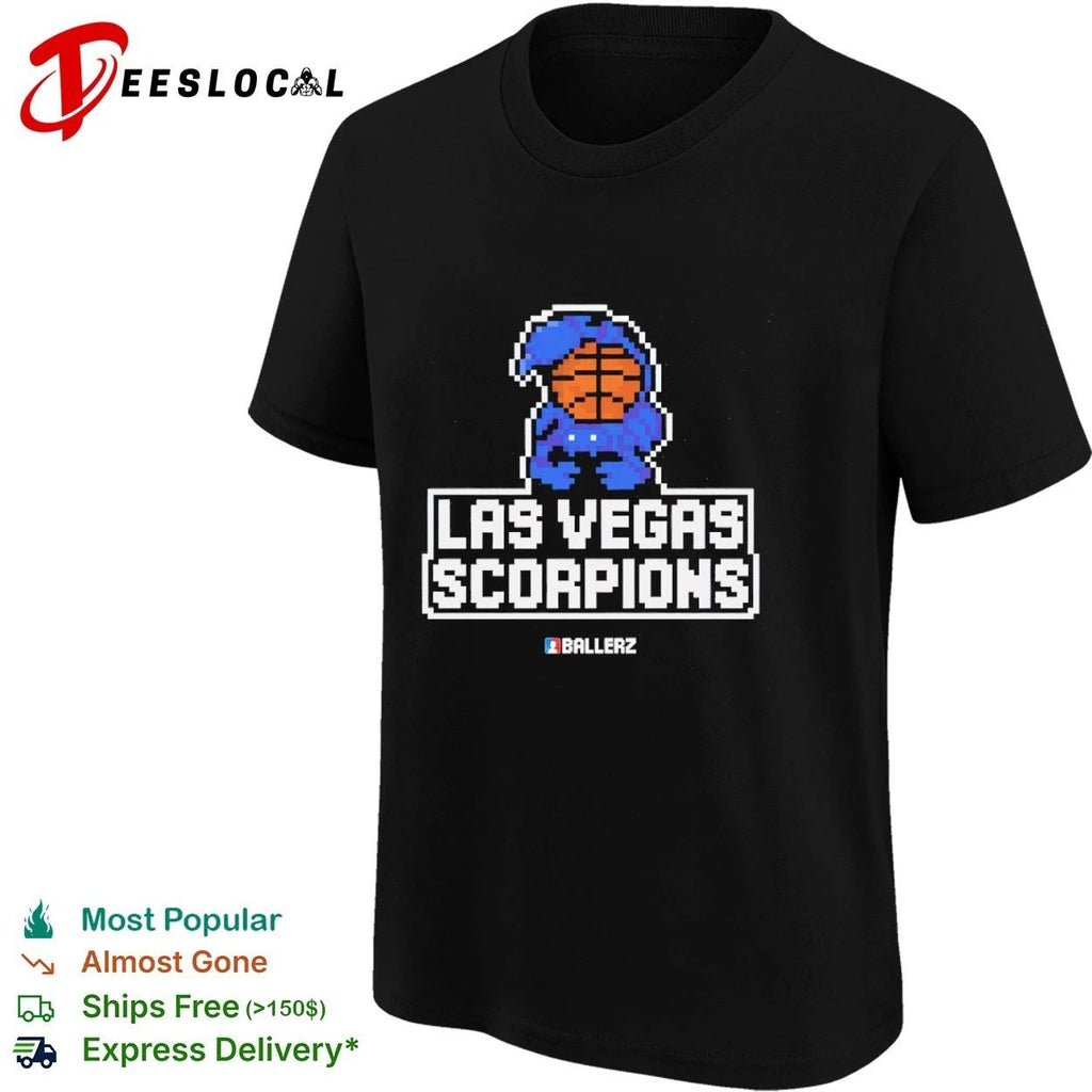 Las Vegas Scorpions Ballerz basketball T-shirt