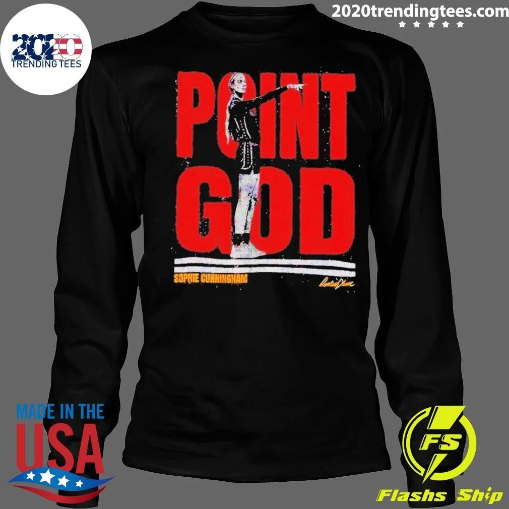 Sophie Cunningham Wnba Player Point God Basketball Fan Shirt