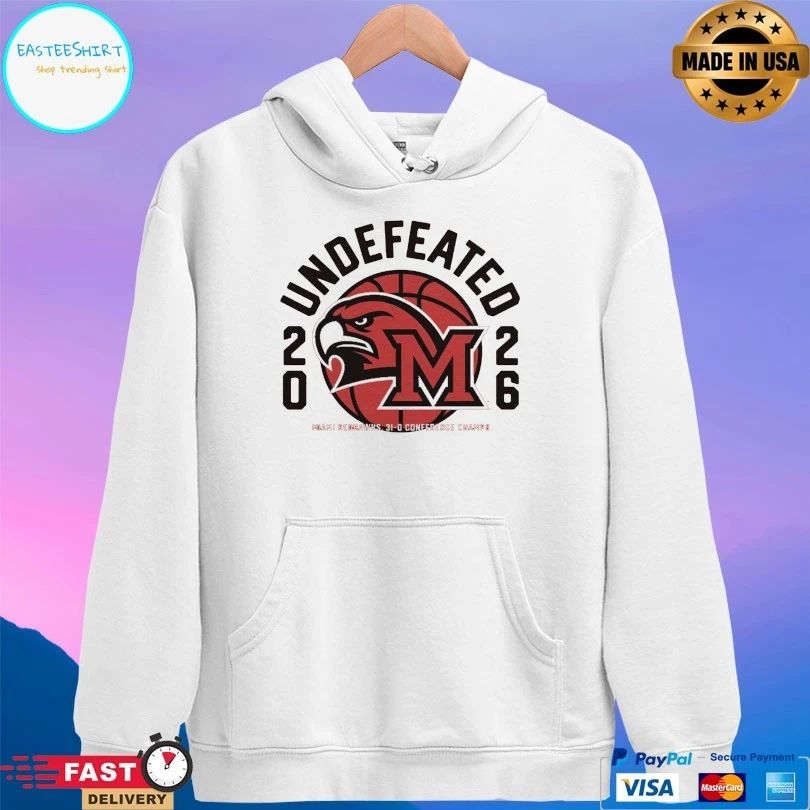 Undefeated 2026 Miami Redhawks 31-0 Conference Champs T-shirts