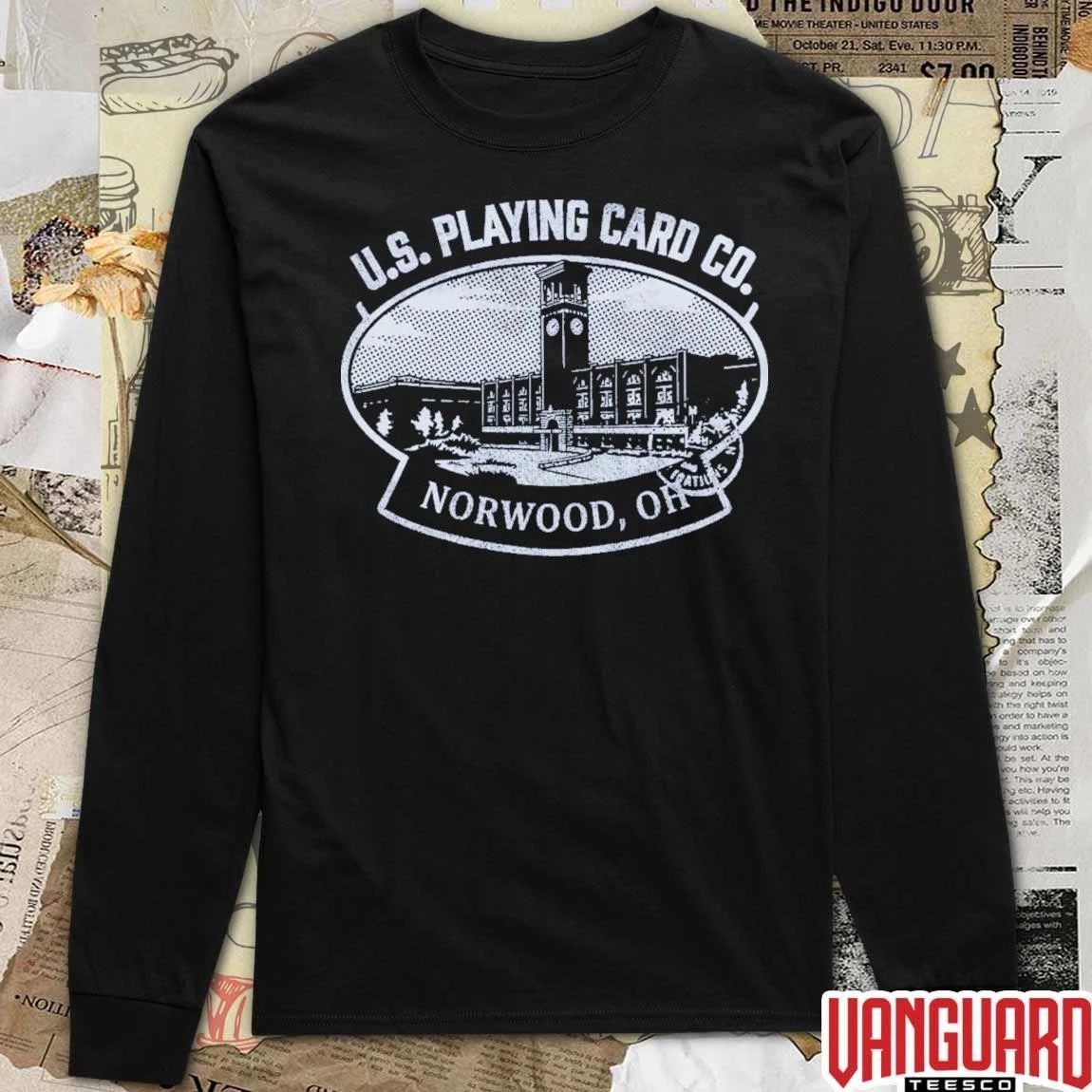 US Playing Card Company Tower Norwood OH t-shirt
