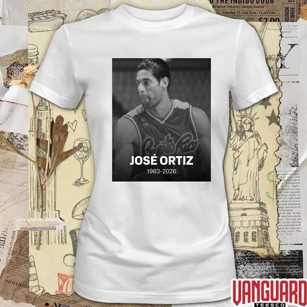 José Piculin Ortiz 1963 – 2026 FIBA Basketball t-shirt