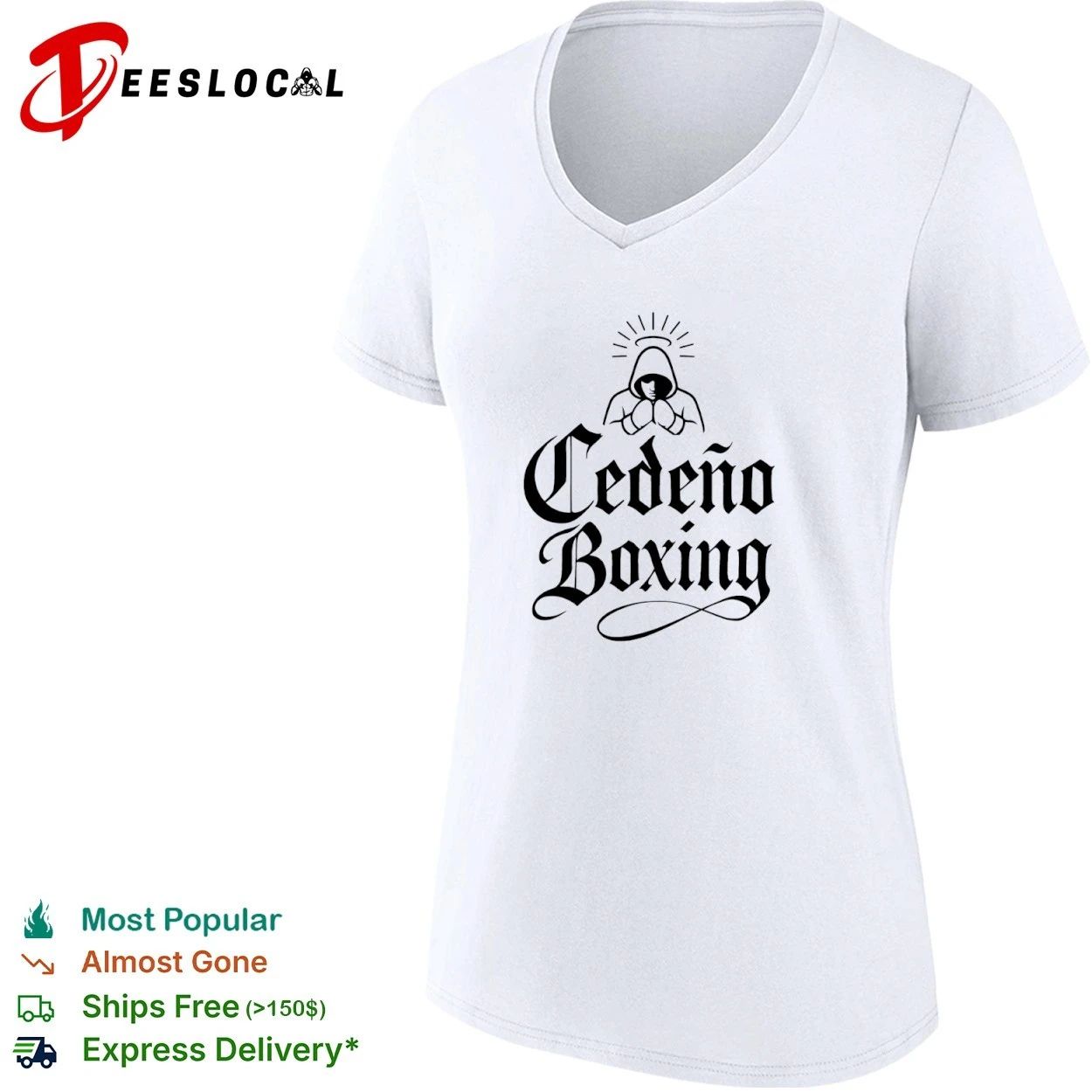 Cedeño Boxing boxer fight training combat sports T-shirt