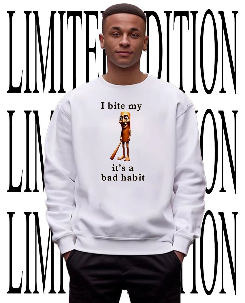Tung Tung Sahur I bite my it’s a bad habit shirt