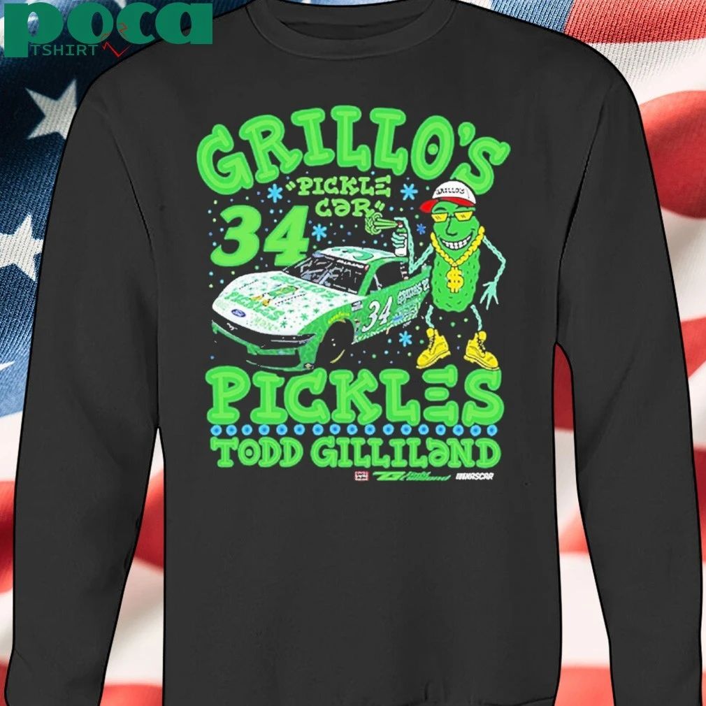 Todd Gilliland Front Row Motorsports Grillo’s Pickles T-shirt