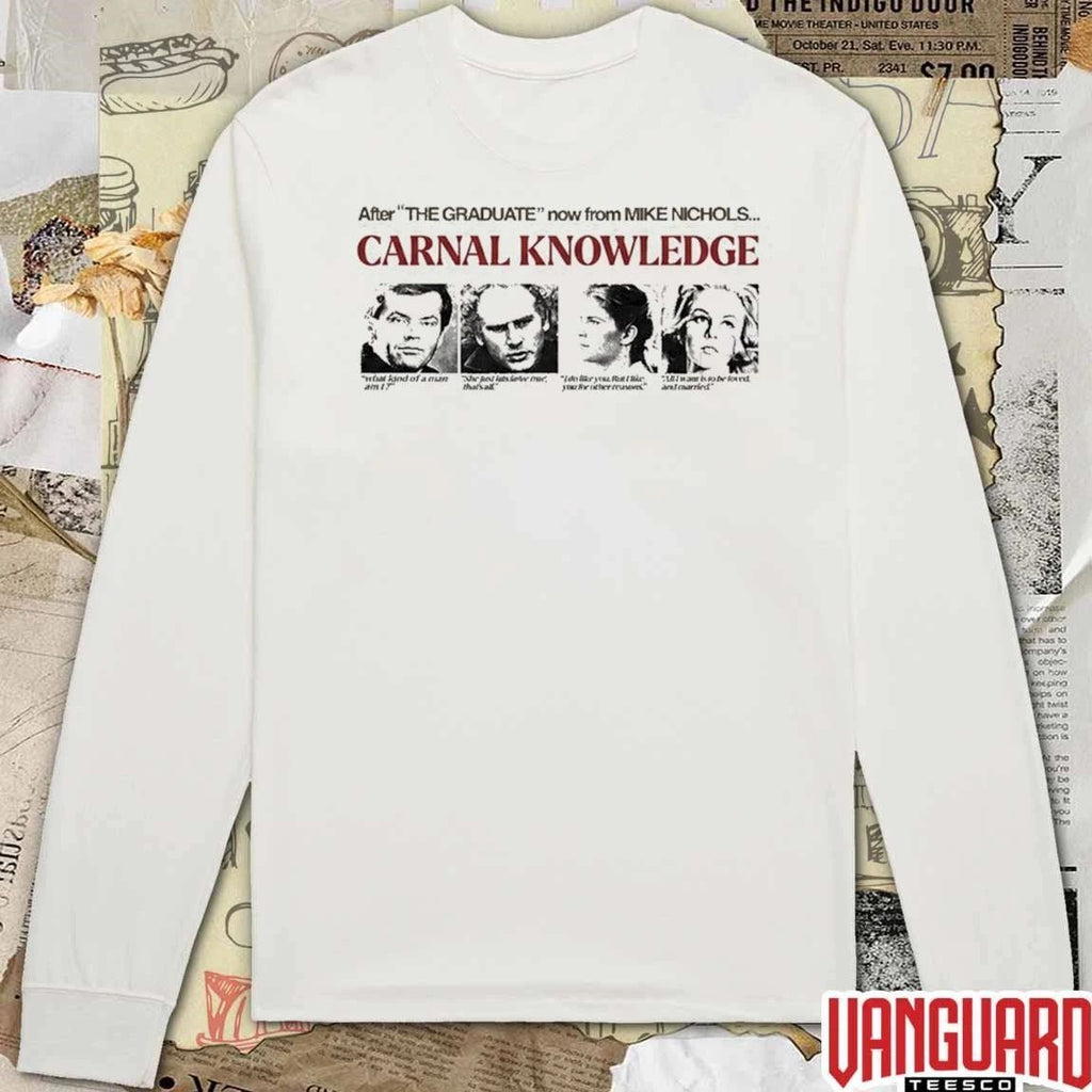 Aziz Ansari After The Graduate Nơ From Mike Nichols Carnal Knowledge t-shirt