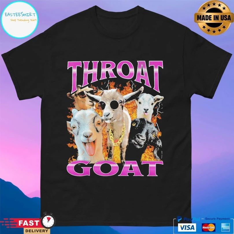 Throat Goat Goats With Sunglasses T-shirt