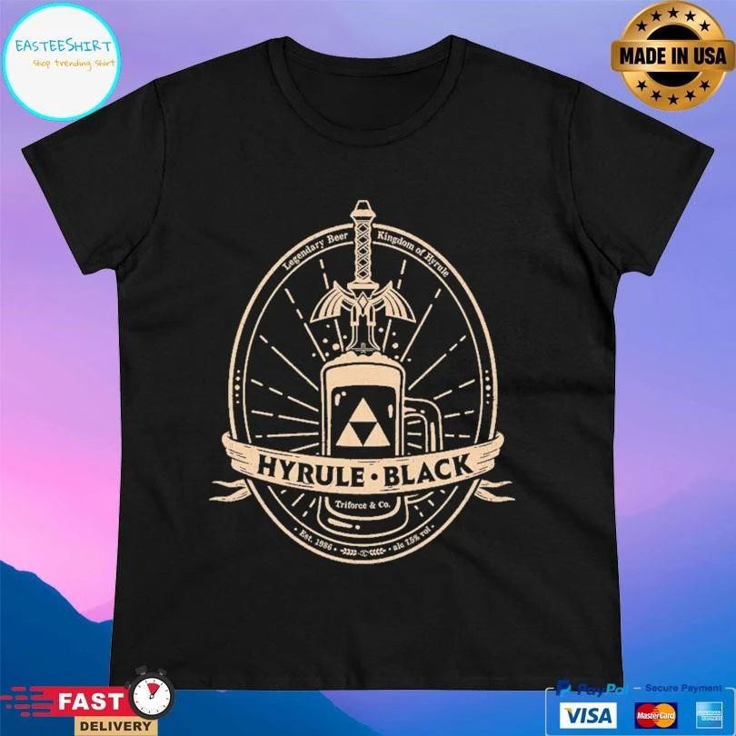Hyrule Black Triforce And Co Legendary Beer Kingdom Of Hyrule T-shirts
