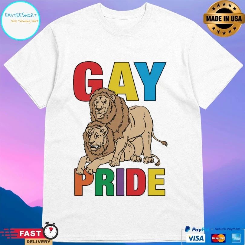 Lion Gay Pride 2026 T-shirts