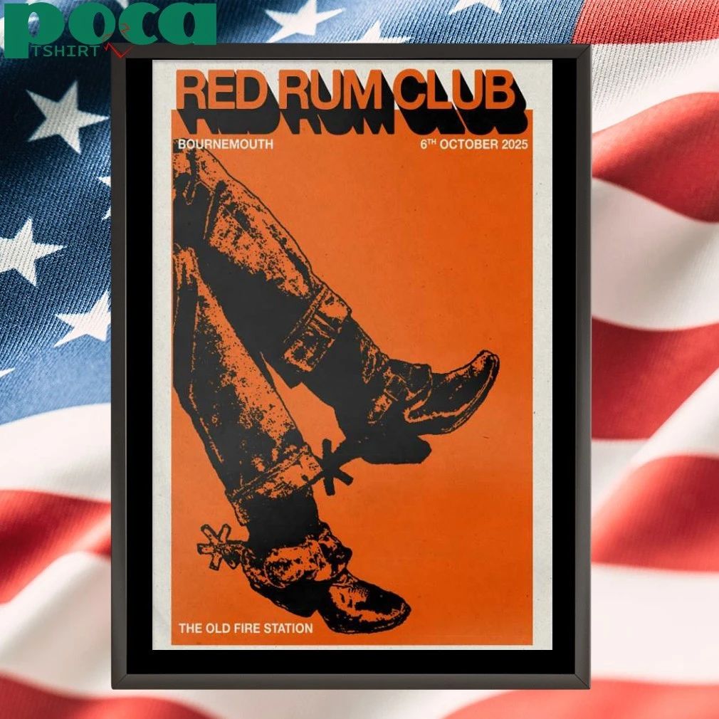 Red Rum Club Old Fire Station in Bournemouth UK October 6 2025 Poster T-shirt