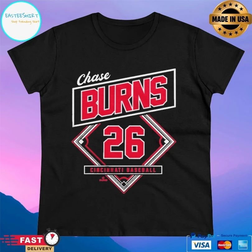 Chase Burns 26 Cincinnati Baseball Classic Diamond T-shirts
