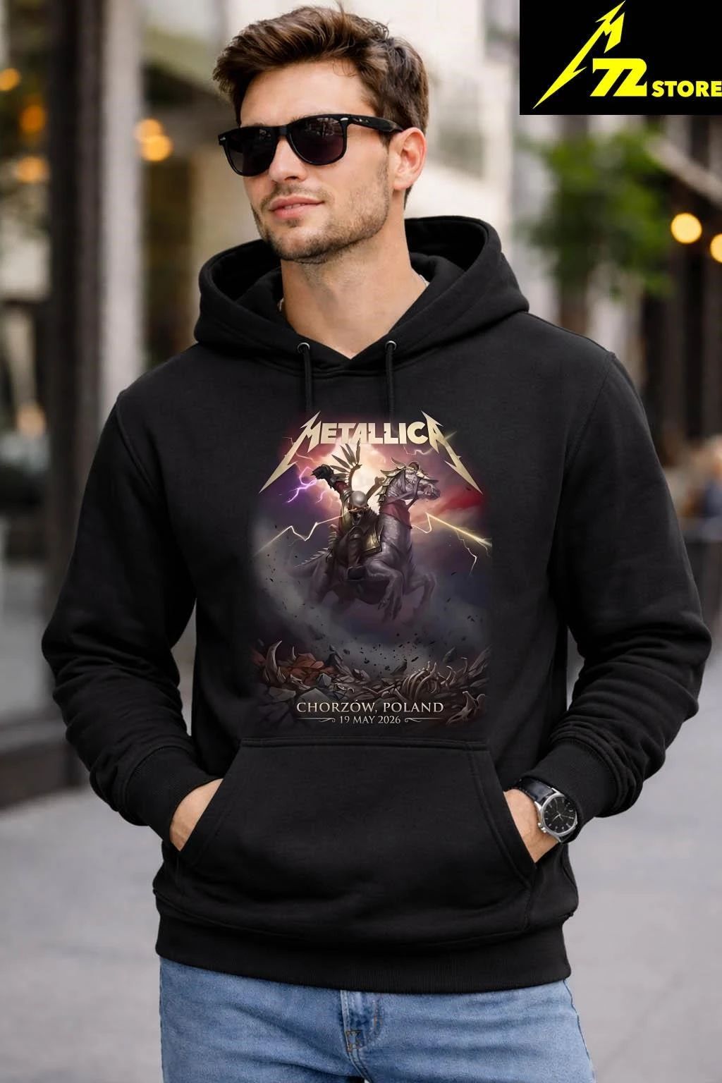 Metallica M72 2026 Stadion Slaski Chorzow Poland Shirt