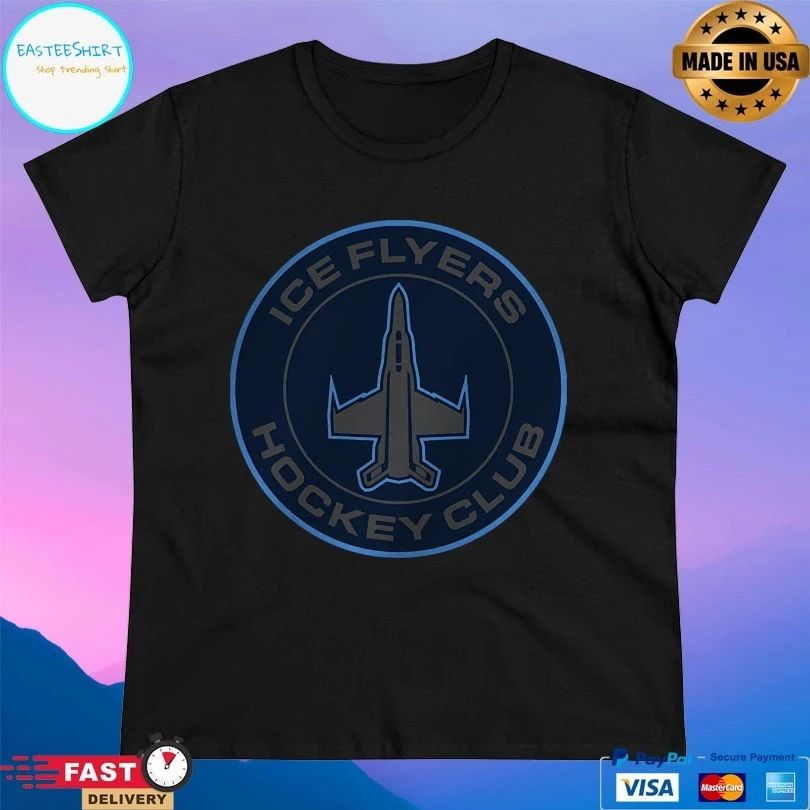 Ice Flyers Hockey Club Logo T-shirts