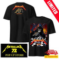 Metallica M72 Frankfurt Pop Up Shop Limited Art Edition By Vance Kelly At Deutsche Bank Park In Frankfurt DE On May 22 24 2026 Master Of Pieces Two Sided Shirt