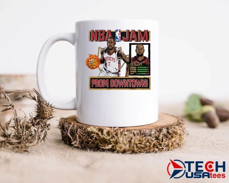 NBA Jam Houston Rockets Kevin Durant from downtown shirt