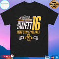 Iowa State Cyclones 2026 Ncaa Division I Men’s Basketball Sweet 16 March Madness T-shirt