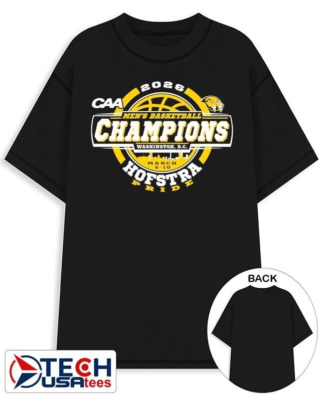 Hofstra Pride 2026 CAA Men’s Basketball Tournament Champions shirt