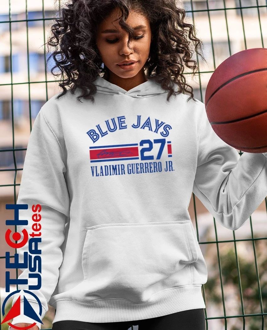 Toronto Blue Jays Baseball Vladimir Guerrero Jr. No. 27 signature shirt