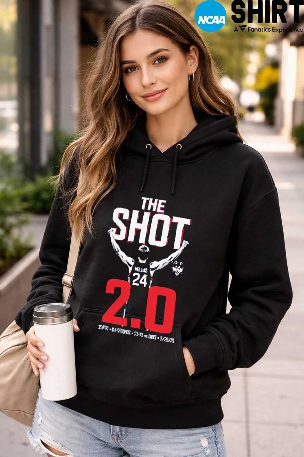 The shot 2 0 shirt braylon mullins uconn huskies 35 ft game winner tee Shirt