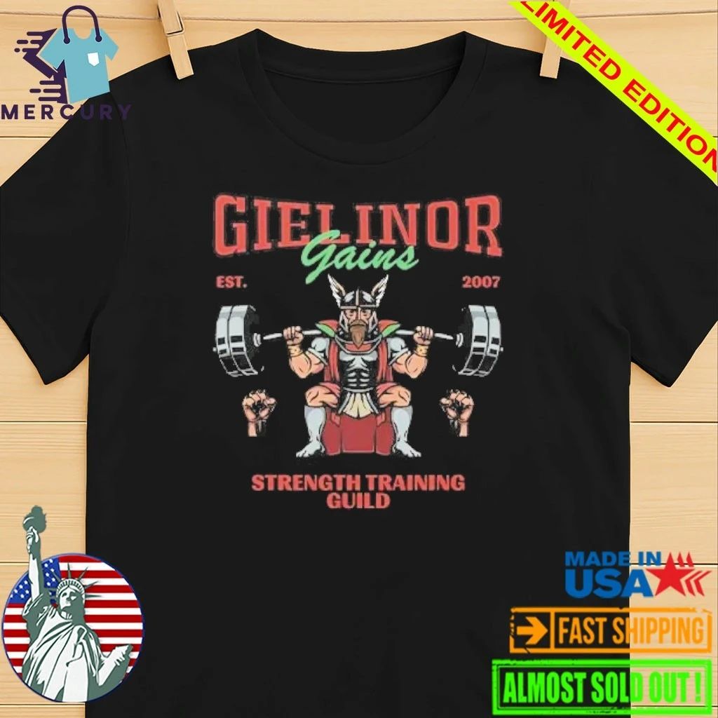 Gielinor Gains Strength Training Guild RuneScape Shirt
