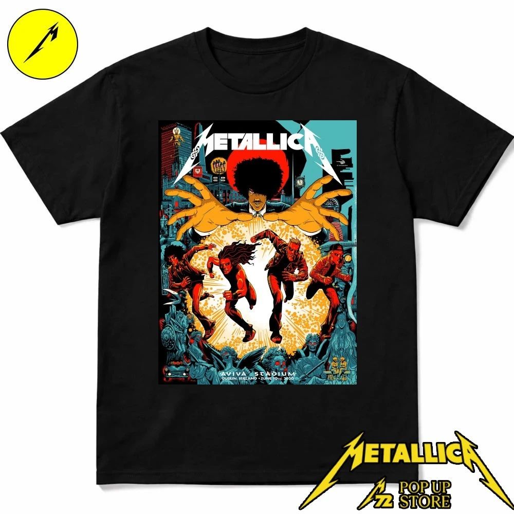 Metallica M72 Dublin 2026 Night 1 T-Shirt – June 19, 2026 at Aviva Stadium