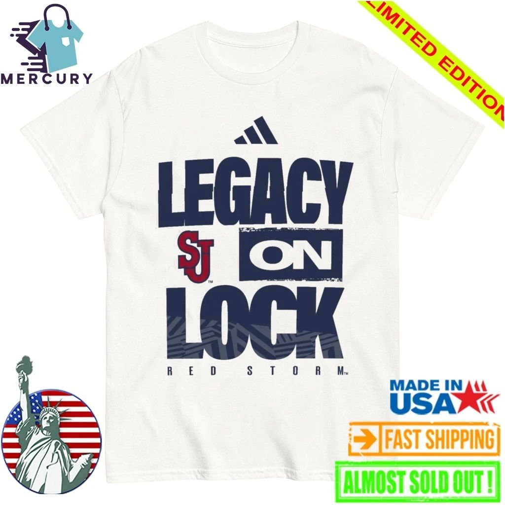 St. John’s Red Storm Legacy On Lock Shirt