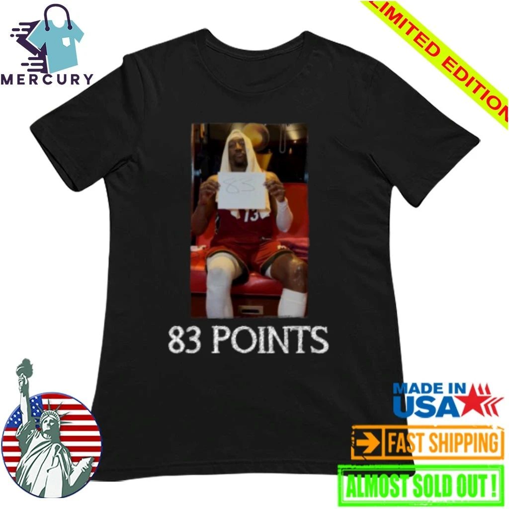 He’s On Fire Bam Adebayo 83 Points Game Shirt