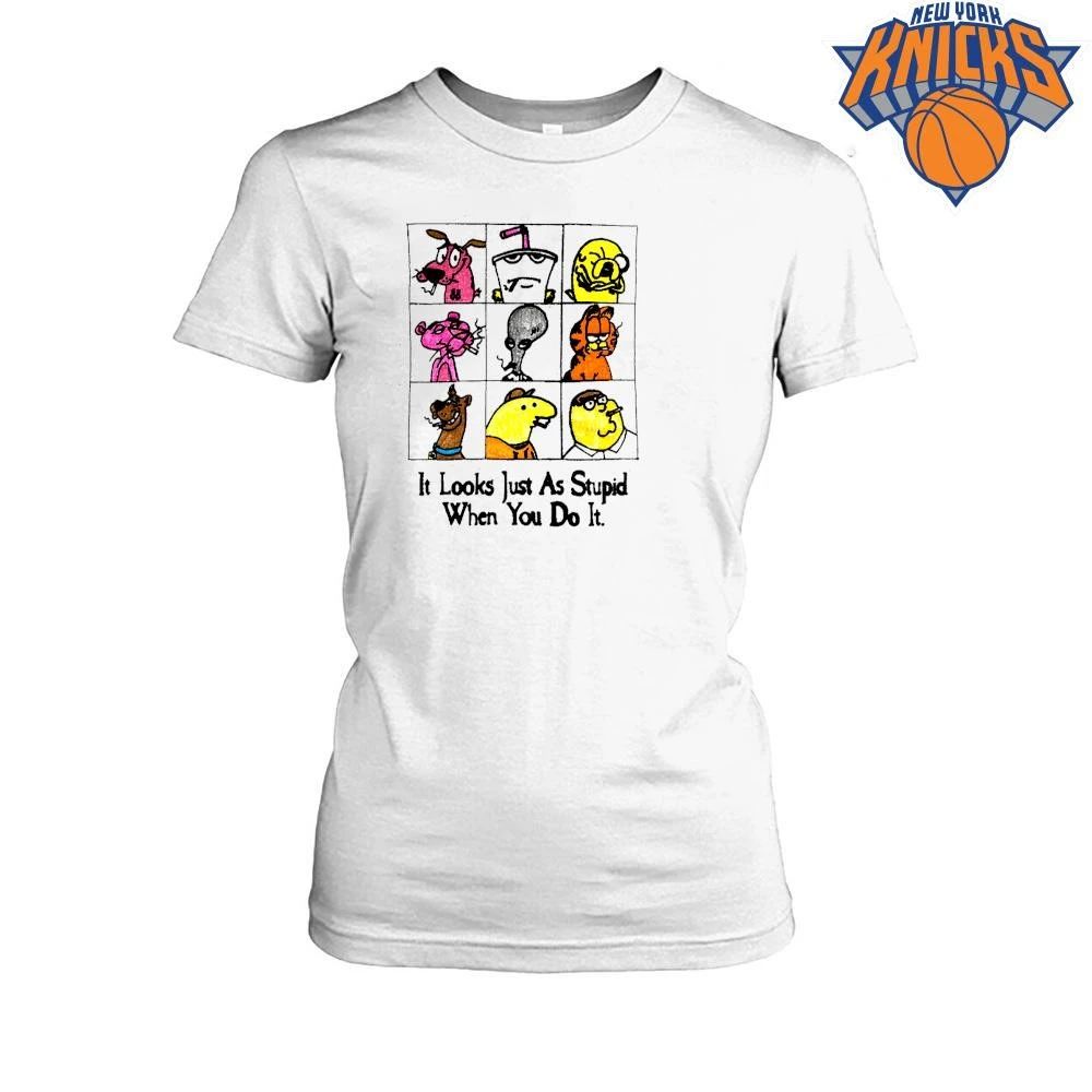 It Looks Just As Stupid When You Do It Anti-Cool Cartoon Shirt