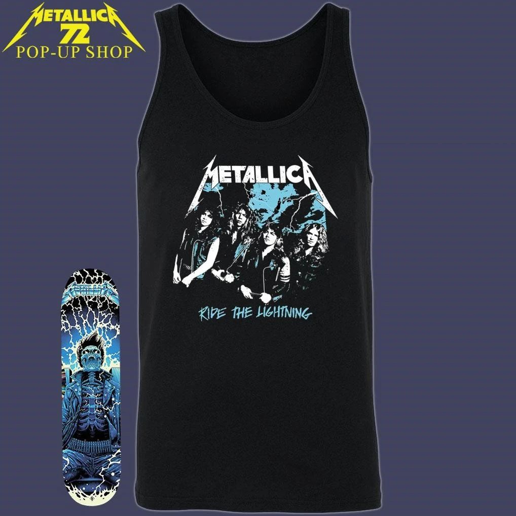 Metallica Band Ride The Lightning Vintage T-Shirt